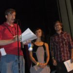 The winners of the script contest are announced.